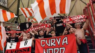 la Curva Nord Trieste a Pistoia 2018/19