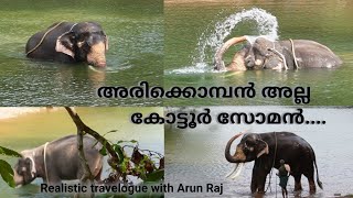 അരിക്കൊമ്പൻ അല്ല കോട്ടൂർ സോമൻ.... @realistictravelogue with Arun Raj