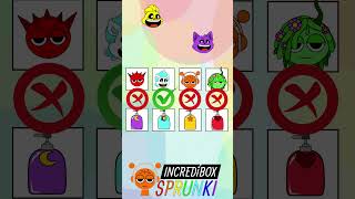 Smiling Critters vs Incredibox Sprunki pass the IQ challenge #shorts #poppyplaytime