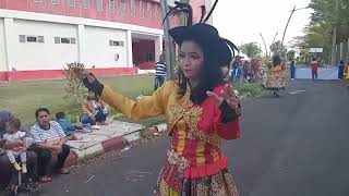 street parade Bupati cup SMK Pancasila Juara 2 Kategori Umum.