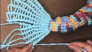 Crafty Waves: Macramé 3D Mermaid Tutorial Part-2!!