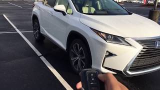 2018 Lexus RX450h Start Up and Short Tour