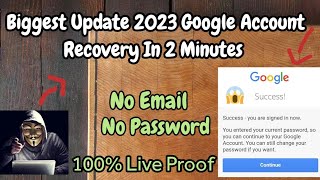 How To Recover Gmail Account Without Any Verification Code | Google Account Recovery 2023 Latest