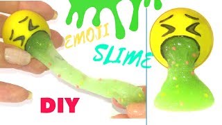 EMOJI vomit SLIME / COLD PORCELAIN Clay PORCELANA FRIA MUY FACIL TUTORIAL