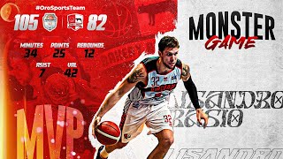 Lisandro Rasio - MVP vs Caserta (Serie B, Italy 23-24) #monstergame