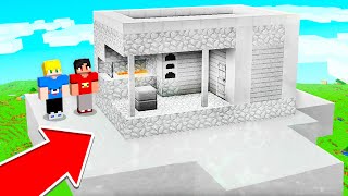 CASA 100% SECRETA em CIMA DAS NUVENS no Minecraft!