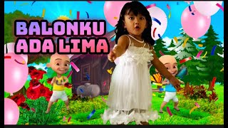 Balonku ada lima upin ipin ll Lagu anak Indonesia terpopuler versi upin ipin terbaru