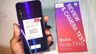 REDMI NOTE 7 PRO UNBOXING & REVIEW | CAMERA TEST | 48mp vs 12mp camera Compare