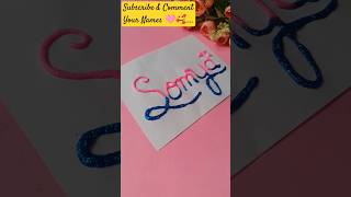 #calligraphy #diycalligraphy #handmade #handwriting #youtube #ytviral #ytshort #craft #glitter #diy