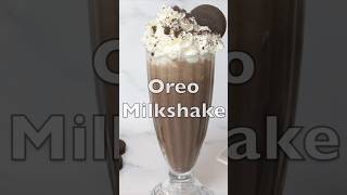 Oreo Milkshake Recipe #shorts #milkshake #viral