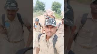 Crpf amethi jungle camp route march