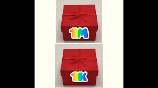 😈CHOOSE YOUR GIFT 🎉1K OR 1M #short#youtube