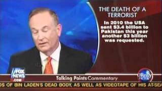 Where is Bill O'Reilly wrong in his assessment of the Bin Laden killing