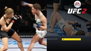 Ronda Rousey -Vs- Bethe Correia ☆EA SPORTS UFC☆