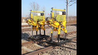 Hydraulic rail tamping machine