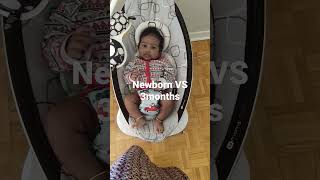 #Newborn Vs 3months old Dhruva Baby#shortsfeed