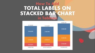 How to Add Total Labels on Stacked Bar Chart in Tableau