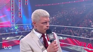 Cody Rhodes full promo (Raw 1/30/23)