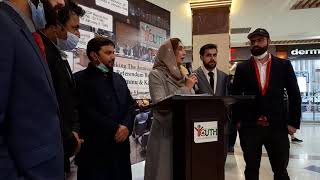 Ms. Naureen Farouq Ibrahim joined the YFK Kashmir Exhibition | YFK | 050121