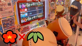 太鼓の達人 ハッピーシンセサイザ(かんたん×ふつう)フルコンボ 【異難易度双打】