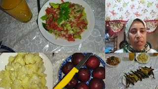 الغزالات ديالي شاركت معاكم ليومة تقدية لي تقديت من السوق + غداتي 🥗🥂🐟