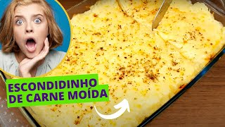 Como Fazer O SEGREDO da minha receita de ESCONDIDINHO de Carne Moída