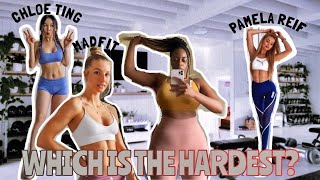 I Did The Most POPULAR FITNESS YOUTUBERS Workouts | Chloe Ting | Pamela Reif | Madfit