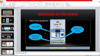 Conexión eléctrica y programación variador de velocidad o frecuencia, convertidores de frecuencia