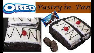 Oreo pastries recipe/Pastry in pan/No oven/Oreo biscuits pastries/Valentine's day special recipes