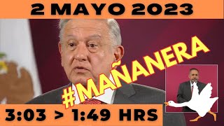 💩🐣 Conferencia de prensa matutina Martes 2 de Mayo 2023 Presidente AMLO de 3:03 a 1:49.