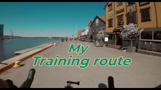 My Cycling Training Route | Round Trip | Nøtterøy - Sem - Stokke - Vear and back.