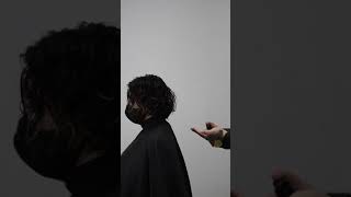 Corte cabello crespo.