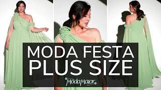 Desfile de Elegância: Descubra a Beleza Plus Size em Nossa Coleção de Moda Festa! ✨✨