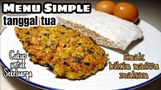 Menu Simple tanggal tua | Dadar Telur Tempe | Enak Banget Bikin Nafsu Makan