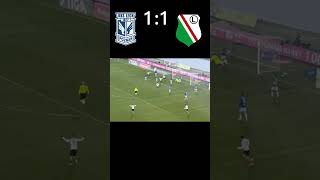 The best Polish clasic Lech Poznań💙🤍 vs Legia Warszawa🟩⬜️ 5-2 #fifa #lech #poland #shorts #yt