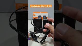 TEST SUARA SPEAKER MULTIMEDIA 2.0 KISONLI S-555