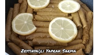 Zeytinyağlı Yaprak Sarma #saglikli #zeytinyagli #sarma #yaprak #yasam