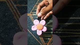 Diy hair pin design with clay