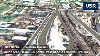 Soluția USR pentru Pasajul de la Tăietura Turcului