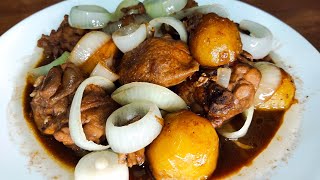 MOST SIMPLE WAY TO COOK ADOBO RECIPE / FILIPINO DISH / EASY HOMEMADE COOKING