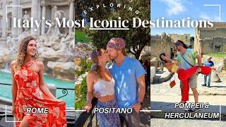 Exploring Italy's Most ICONIC Cities! (Rome, Positano, Pompeii & Herculaneum)