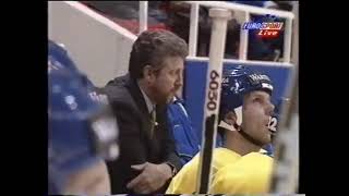 WORLD CHAMPIONSHIP 1997 year Швеция - Латвия game 4 Ice hockey