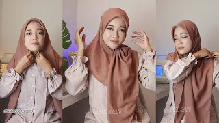 HIJAB SQUARE TUTORIAL CARA PAKAI JILBAB SEGI EMPAT MUDAH