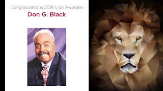 Don Black - Urban League of Greater Southwestern Ohio Lion Awardee 2018