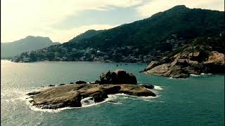 Vista da Ilha do frade e da praia Grande - Barra de guaratiba - RJ.