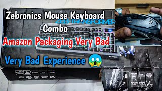 Zebronics Mouse & Keyboard Combo Unboxing | Amazon Fraud 😰 | Very Bad Experience 😱 |