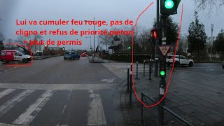 3min de chauffards: excès de vitesse, GCUM,🚦rouges, clignotants "oubliés", refus de priorité piéton…