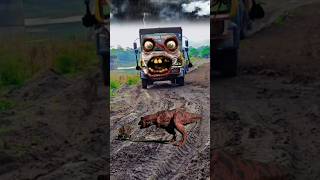 Amazing❗❗ TRUCK FUSO ZOMBIE🧟 🧟Truk Oleng, Truck Gost, Monster #shorts #youtubeshorts