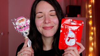 ASMR | Comiendo chuches NAVIDEÑAS y hablando de series y peliculas