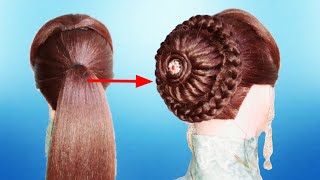 bridal hair bun | jura hairstyle | twesting bun hairstyle | wedding  hairstyle | hairstyle |